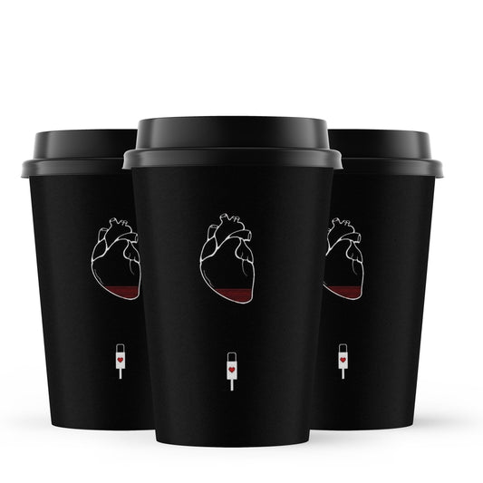 "Charge Your Heart" Paper Cups sets