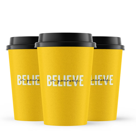"Believe In Yourself" Paper Cups sets